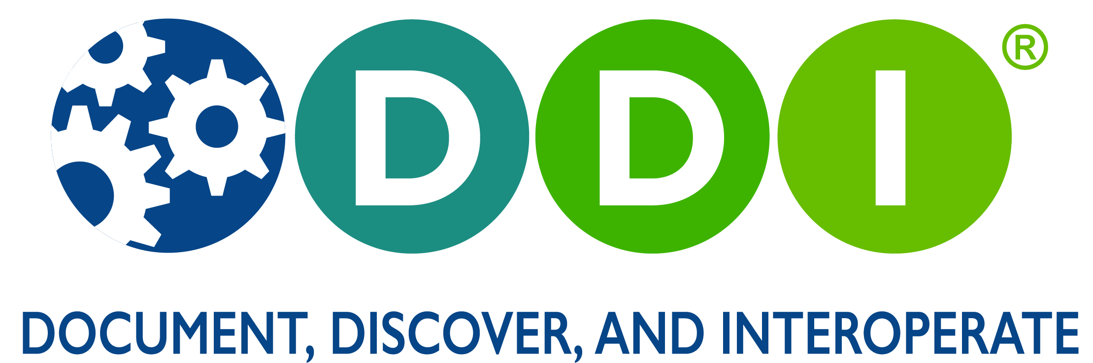 DDI Logo with Tagline 4 -- "Document, Discover, and Interoperate"